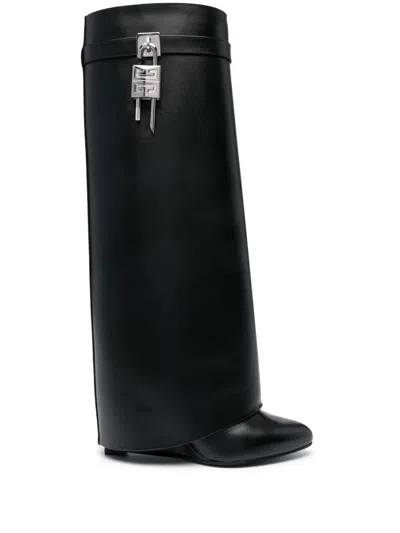 Givenchy Shark Lock Leather Boots