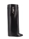 Givenchy Shark Lock Knee High Boot In Black