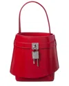 Givenchy Shark Lock Leather Bucket Bag