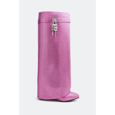Givenchy Shark Lock Pant Boots 90mm_neon Pink