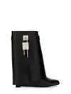 Givenchy High-heeled Boots With Structured Silhouette And Decorative Detail In Black