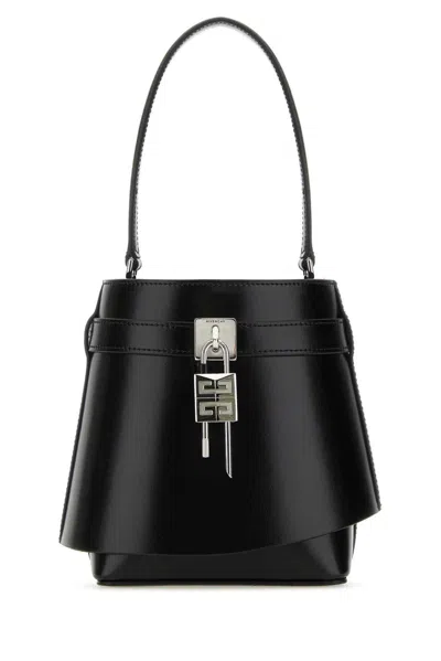 Givenchy Shark Lock Top Handle Bag In Black
