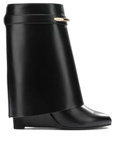 Givenchy "shark Pinch 90mm" Ankle Boots In Black