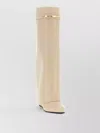 Givenchy Shark Pinch Boots Pointed Toe High Shaft In Neutral