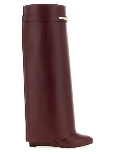 Givenchy Shark Pinch High Boot In Brown