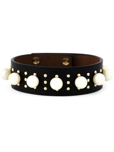 Givenchy 'shark Tooth' Bracelet In Black