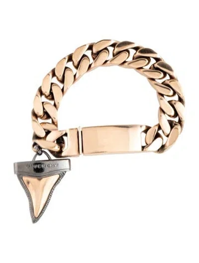 Pre-owned Givenchy Shark Tooth Charm Bracelet, 7" In Multicolor