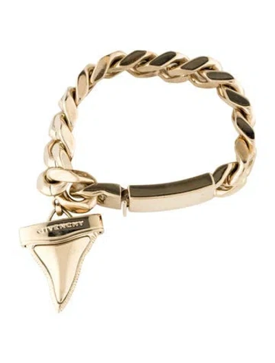 Pre-owned Givenchy Shark Tooth Charm Link Bracelet, 7", 7" In Multi