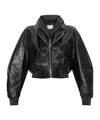 Givenchy Bomber With Zipped Shawl Collar In Nappa Leather