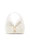 Givenchy Shearling Tote Bag In Neutrals