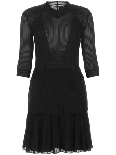 Givenchy Women's Stretch Viscose Blend Mini Dress In Black
