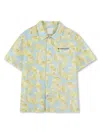 Givenchy Shell-print Shirt In Blue