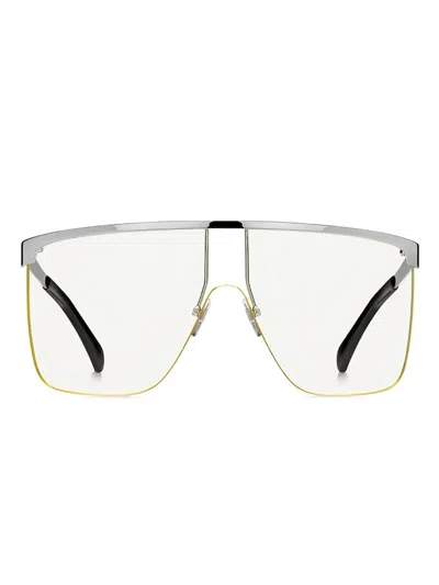 Givenchy Shield-frame Glasses In Gold