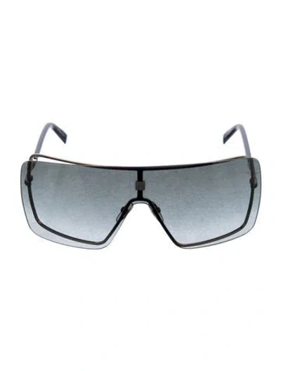 Pre-owned Givenchy Shield Gradient Sunglasses In Black