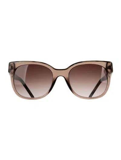 Pre-owned Givenchy Shield Gradient Sunglasses In Brown/neutrals