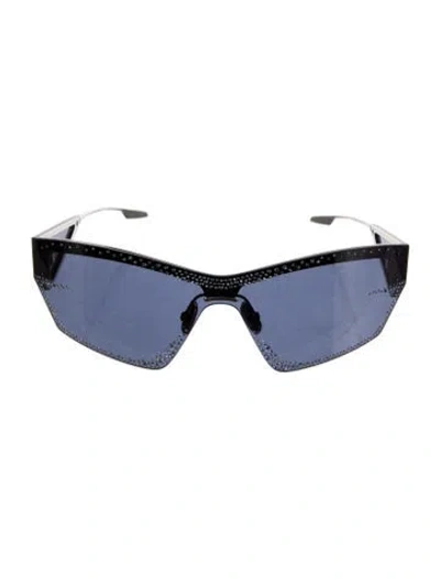 Pre-owned Givenchy Shield Mirrored Sunglasses W/ Tags In Blue