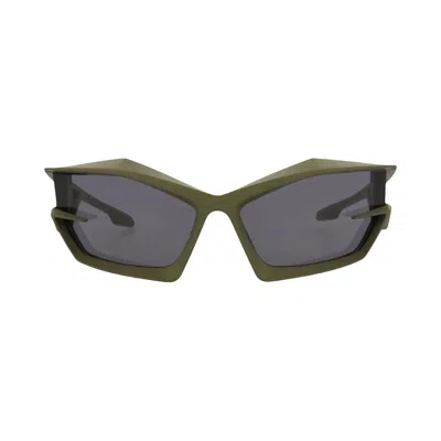 Pre-owned Givenchy Shield Sunglasses 'green/smoke' | Men's Size Onesize