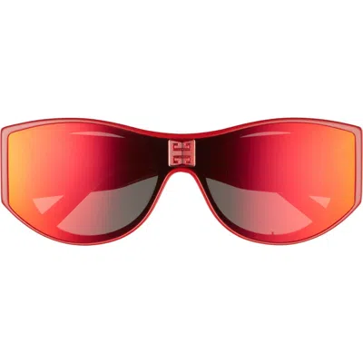 Givenchy Shield Sunglasses In Red