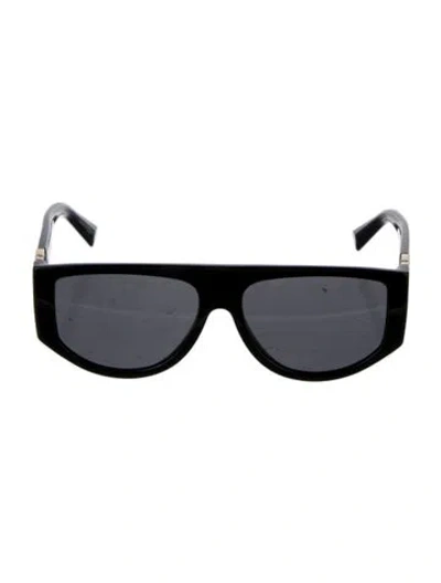 Pre-owned Givenchy Shield Tinted Sunglasses In Black
