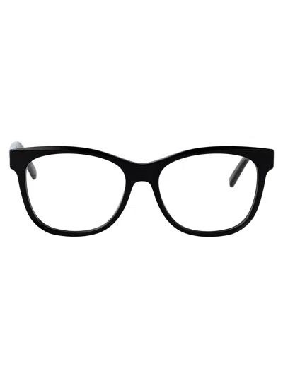 Givenchy Shiny Black Plastic Optical Glasses In 001 Shiny Black