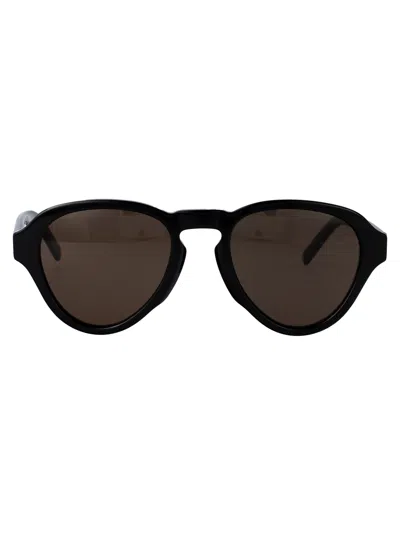 Givenchy Shiny Black Plastic Sunglasses