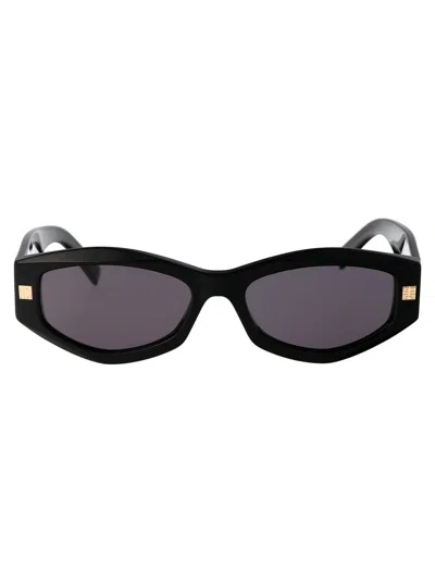 Givenchy Shiny Black / Smoke Plastic Sunglasses