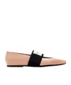 Givenchy Square Ballet Shoes In Pink