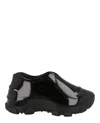 Givenchy Laceless Shiny Rubber Sneaker In Black