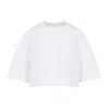 Givenchy Short-sleeved Cropped Shirt In White