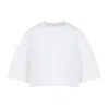 Givenchy Short-sleeved Cropped Shirt In White