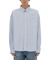 Givenchy Shirt With Pocket In Blue