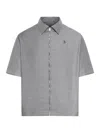 Givenchy From The Parade Wool Zip-up Shirt With 4g Detail In Black