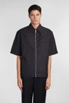 Givenchy Chemise Zippée À Détail 4g In Black
