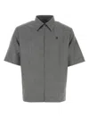 Givenchy From The Parade Wool Zip-up Shirt With 4g Detail In Black