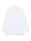 Givenchy Lapel Long-sleeved Shirt In Blanco