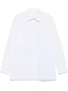 Givenchy Lapel Long-sleeved Shirt In White