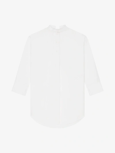 Givenchy Women's Shirt Dress In Poplin In White
