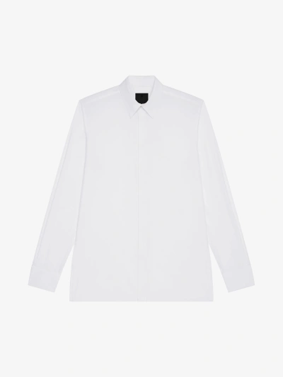 Givenchy Shirt In 4g Embroidered Poplin In White