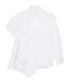 Givenchy Shirt In Cotton Poplin With Bow Detail In White