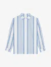 GIVENCHY SHIRT IN LINEN WITH 4G STRIPES