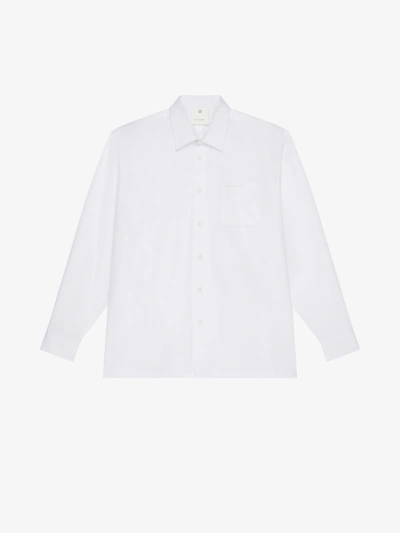 Givenchy Shirt In Poplin In White