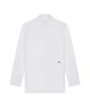 Givenchy 4g-embroidered Poplin Shirt In White/black