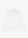 Givenchy Men's Shirt In Popelin With Metallic Details In White