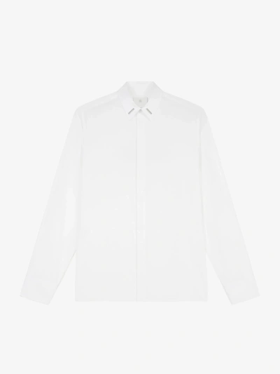 Givenchy Shirt In Poplin With Collar Details In White