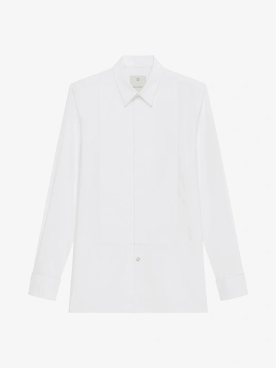 Givenchy Shirt In Poplin With Dickey In White