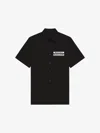 Givenchy Shirt In Poplin With  Gros Grain In Black