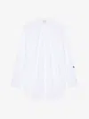 Givenchy Shirt In Poplin With Hg Embroidery In White