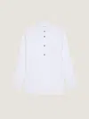 Givenchy Shirt In Poplin With Plastron In White