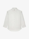 Givenchy Shirt In Silk With Crystals In Pearl  Grey
