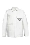 Givenchy Relaxed Fit Jacket With Front Pockets And Long Sleeves In Neutral